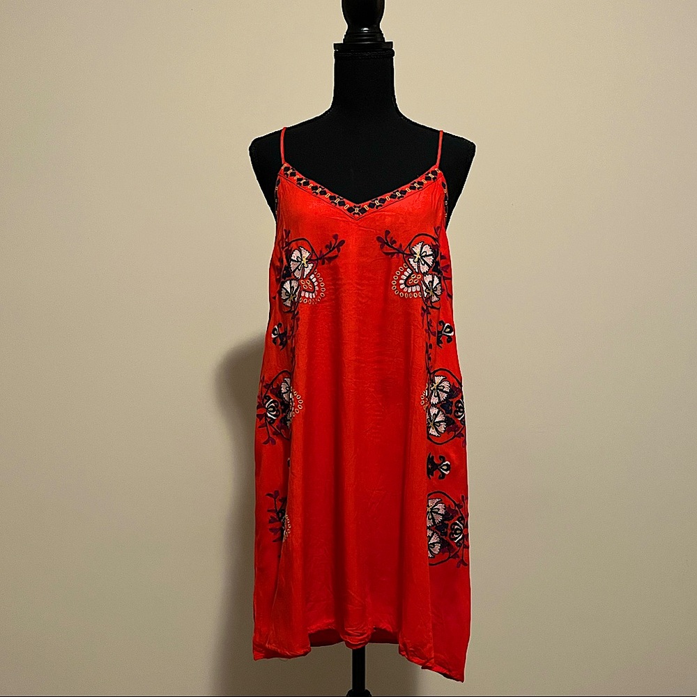 Adjustable T strap cotten dress!